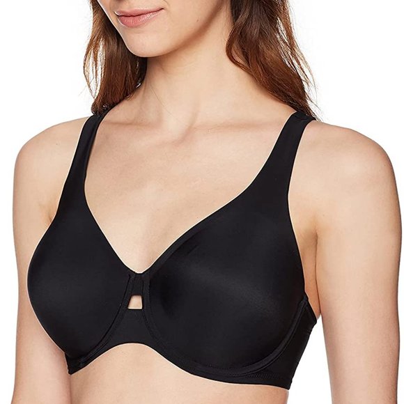 NWT Wacoal Women's First Instinct Full Figure Smooth Underwire Bra 44D Blk - Picture 3 of 6